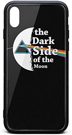 iPhone X/XS Case,Pink-Floyd-Dark-Side-of-The-Moon-Album- Anti-Scratch Slim Cover Case,TPU and Tempered Glass
