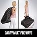 Gorilla Grip Car Seat Bag with Pouch, Bonus Luggage Tag, Adjustable Padded Straps for Backpack, Gate Check, Universal Size Travel Bags Fit Most Carseats, Airport Flying with Baby, Airplane Easy Carry