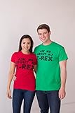 Crazy Dog Tshirts Women's Ask Me About My T-Rex T-Shirt Flip Up Trex Shirts