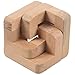 SODIAL 3D Wooden Interlocked Surround Lock Logic Puzzle Burr Puzzles Brain Teaser Intellectual Toy Magic Cube