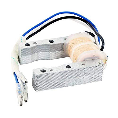 Chanoc Magneto Coil Ignition Coil with Spark Plug for 2 Stroke 48cc 49cc 66cc 80cc Engine Motorized Bicycle Bike Motors