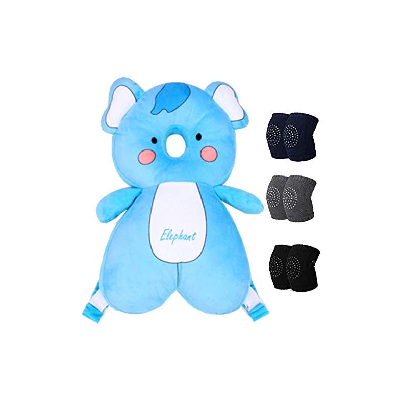 baby head protector Baby Helmet for Crawling Walking ,Baby Knee Pads for Crawling Baby Toddlers Head Protective Baby…