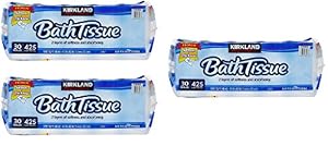Image of Kirkland Signature Bath Tissue, 2-Ply, 425, 3 Pack (30 count)