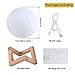 GreenClick 3D Moon Lamp,Dimmable Night Light for Kids,3 Color Hangable Home Decorative Light with Touch Control,5.1Inch