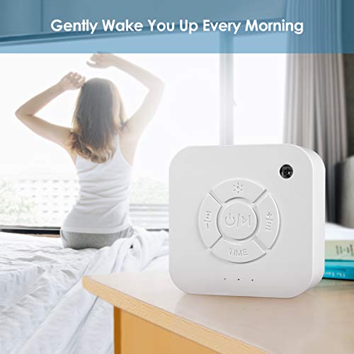White Noise Machine, 2019 Upgraded Sleep Relax Sound Machine with 8 Soothing Nature Sounds and Sleep Timer