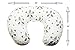 NURSING/FEEDING PILLOW with BONUS HEAD POSITIONER- PANDA DESIGN - By Mother Comfort - Comfortable for both Mother and Baby - Removable Cotton Cover- Easy to Wash