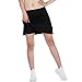 EAST HONG Women's Lightweight Running Skirt Movement Fitness Tennis Golf Skirt (M, Black)