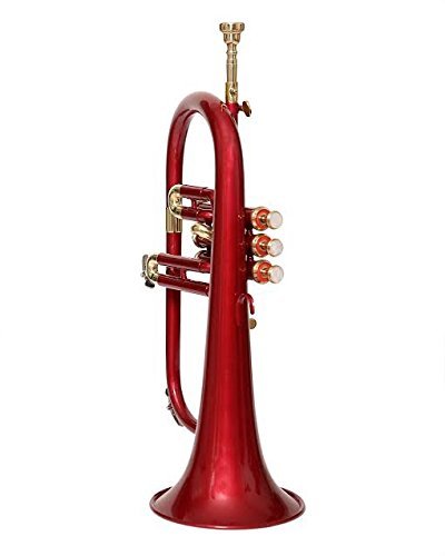 FLUGEL HORN RED COLOR 3 VALVE Bb