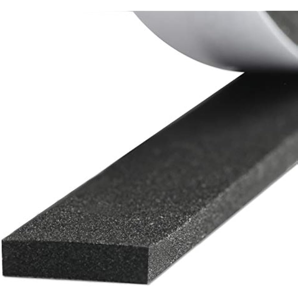 Foam Weather Stripping Seal Tape, High Density Self Adhesive Insulation