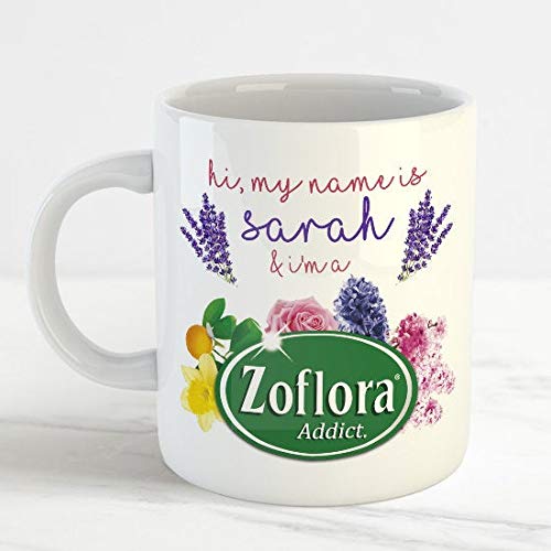 Zoflora Cleaning Addict Personalised Mug, Personalized Mug, Funny Birthday Gift, Work Office Gift, Christmas Present