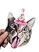 Gyzone Birthday Cat Garland 8 Packs, Funny Photographic Cat Faces Birthday Banner, Kitties Bday Party Bunting Decorations