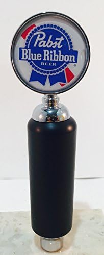 Pabst Blue Ribbon Beer Tap Handle Black Disc