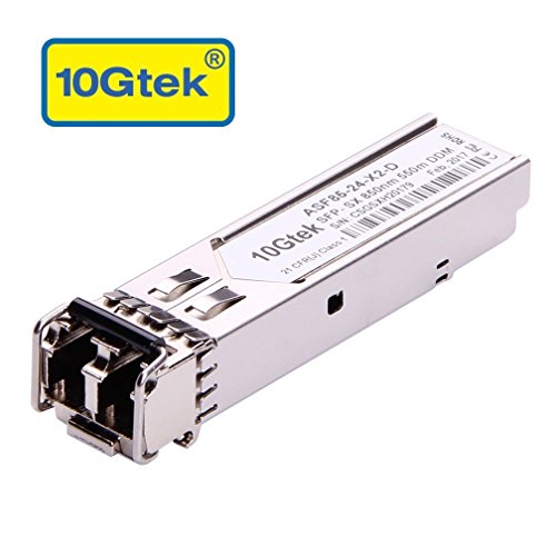 Gigabit SFP LC Multi-mode Transceiver, 1000BASE-SX Mini-GBIC Module for Juniper QFX-SFP-1GE-SX/EX-SFP-1GE-SX (850nm, DDM, 550m)