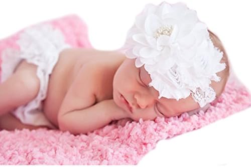 Miugle Baby Lace Headbands Baby Girls Baptism Headbands