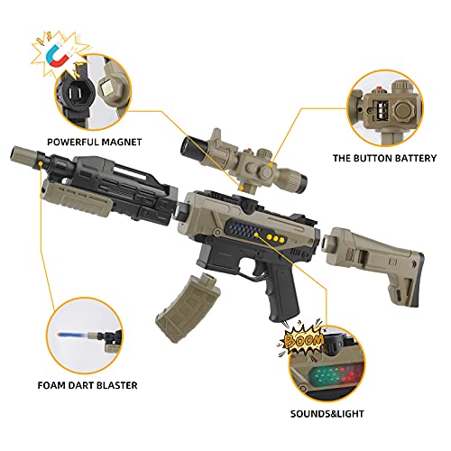 KANKOJO Toy Guns,Electric Gun for Nerf Guns Bullets,Foam Darts DIY Guns