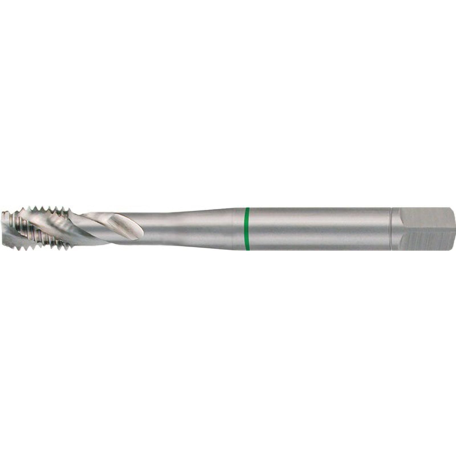 Ruko HSSE-Co 5 Machine Tap, DIN 371, Ground, Bright Finish, M 3 x 0.50 mm Nominal Thread Size, 56.0 mm Length, R234030E