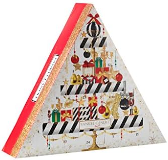 Yankee Candle Geschenkset Adventkalender 23 Teelichte & 1 Votivkerze Holiday Party Advent Calendar, zzzz-s, Multi-Colour