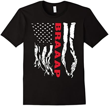 Men's Braaap Shirt - Braap Motorcycle T-shirt, Motocross Shirts Medium Black