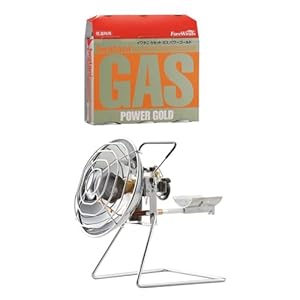 【セット買い】Iwatani イワタニ 岩谷 FORE WINDS アウトドアヒーター FW-OH01 + カセットガス パワーゴールド 3P CB-250-3PG セット