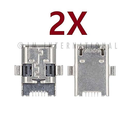 ePartSolution_2X Replacement Part for Asus ZenPad 10 P00C Z300M Z300C P023 Micro USB Charger Charging Port Dock Connector USB Port
