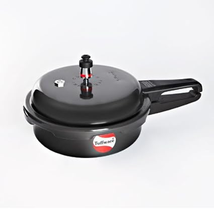 Tuffware Hard Anodised Pressure Pan Junior, Black