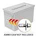 Aolamegs Ammo Box Can Lock Hardware Kit .50 Cal, Fat 50,l 30 Cal, 20 mm, 40 mm