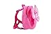 Toddler Backpack with Attachable Safety Harness,Cute Pink Butterfly Book Bag,Child Runaway Restraint,Loop for Parents to Hold, Public Places Kid Keeper