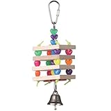 Super Bird Creations 6-1/2 by 2-Inch Balsa Stack Bird Toy, Small