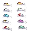 Aorace-10pcslot-Mini-Fishing-Lures-10-Colors-Fishing-Bait-26cm16g-Fishing-Tackle-10-High-Carbon-Steel-Treble-Hook