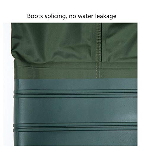 Licht Waten Hosen Firm Angeln Wader for Männer Frauen wasserdichte Jagd-Wathose mit Stiefel Gürtel Leichtes atmungsaktiv… – Bild 3
