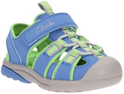 clarks sandals kids blue