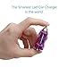 Car Charger Adapter, LED Glow Dual Smart USB Ports, Universal for Mobile Device,iPhone 7 7 Plus,6 6s,6s Plus,SE 5s,Samsung Galaxy S7,S6,S6 Edge,S6 Active,Note 5 4 3,Nexus 7 6(Color Light)
