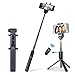 Apexel Selfie Stick Bluetooth Monopod with Foldable Tripod Stand and Remote Control Extendable Aluminum Alloy 360 Rotation Phone Holder for iPhone 6S Plus 7 Plus 8 Plus Samsung S8 S7 S6 Edge
