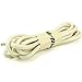 YFINE 39 Inch Round Waxed Dress Shoes Shoelaces Boots Shoe Laces Beige (2 Pair)