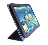 iShoppingdeals - for SKYTEX Skypad 10s 10.1-INCH Tablet SP1020 PU Leather Folio Cover Case, Black