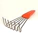 MB HANA Small Garden Hand Rake - Adjustable Steel Shrub Rake