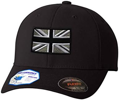 Flexfit Baseball Cap British Flag Black 