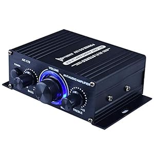 Versterker Thuis Audio Systeem DC12V Bluetooth HiFi Muziek Ontvanger Dual Channel Geluid Stereo Ontvanger Doos w/LED…