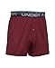 Under Armour Men's Original Series Twist Boxer Shorts, Cardinal/Steel, Large