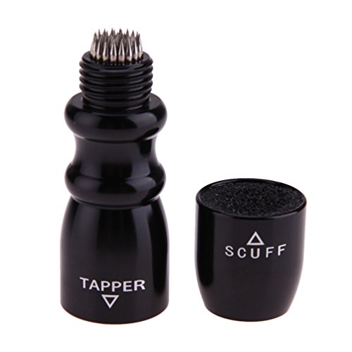 MOOCY 3 in 1 Bowtie -shape Pool Billiard Cue Stick Shaper Scuffer Tapper Tip Prick Billiard tool for Shaping Scuff Pokes Cue Tips - Thumbnail 6