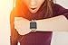 Wearlizer Compatible Fitbit Blaze Band Small Large Women Rose Gold, Lux Replacement Metal Bands Metal Frame Fitbit Blaze - Rose Gold