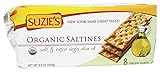 Suzie's - Organic Saltines Salt & Extra Virgin Olive Oil - 8.8 oz (pack of 2)