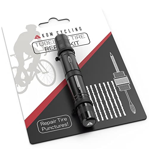 KOM Cycling Tubeless Tire Repair Kit for Bikes Colors! Fixes