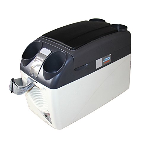 Click Here to See More Images YI HOME- 12L Portable Car Refrigerator Mini Fridge Household Small Electronic Freezer Travel Fast Cooling Heating White
