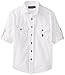 U.S. Polo Assn. Boy's Long Sleeve Chambray Sport Shirt,SF78-White, 5/6