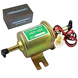 JDMSPEED Universal 12V Heavy Duty Electric Fuel Pump Metal Solid Petrol 12 Volts