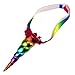 YanJie Shiny Unicorn Horn Glitter Elastic Headband Spiral Unicorn Horn Cosplay (Adjustable, Rainbow-AD)