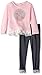 Little Lass Girls' 2 Piece Legging Set Lace Face