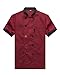 WAIWAIZUI Chef Jackets Waiter Coat Short Sleeves Underarm Mesh Size XL (Label:3XL) Red