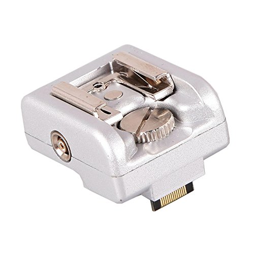 Fomito Hot Shoe Adapter Camera Wireless Speedlite Flash Trigger For Sony NEX3 NEX-3C NEX5N Silver
